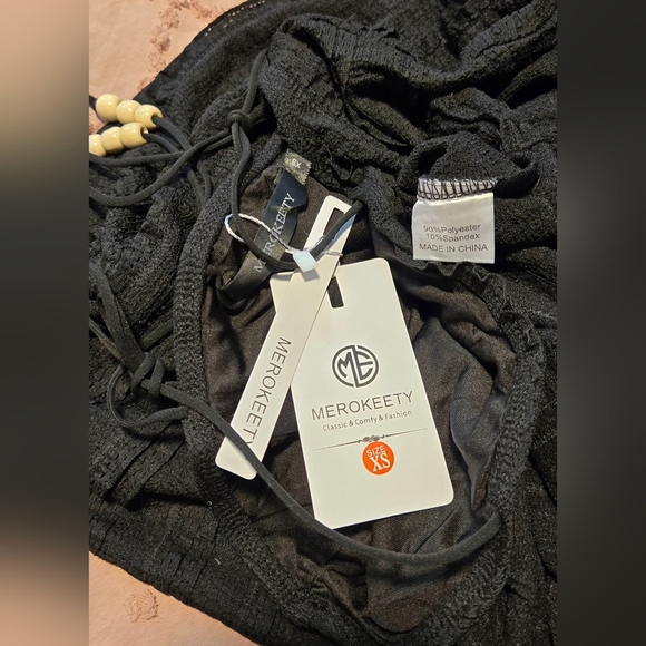 MEROKEETY Women's Summer Spaghetti Strap Bodycon Maxi #728 - Picture 4 of 12